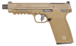 SMITH AND WESSON M&P5.7 OR 5.7X28 5" FDE TB