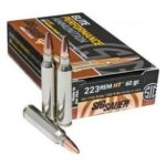 Sig Sauer Elite Hunting Rifle Ammunition .223 Rem 60gr HT 3100 fps 20/ct