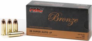 PMC 38 SUPER +P 130GR FMJ-RN