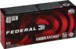 FEDERAL AE 40SW 155GR FMJ-TC