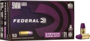 FEDERAL AE 9MM LUGER 124GR TSJ