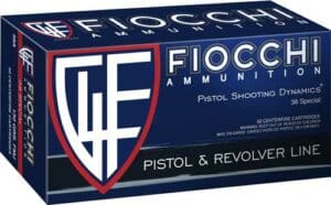 FIOCCHI 38 SPECIAL 158GR JHP
