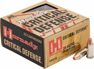 HORNADY CRITICAL DEFENSE 25ACP