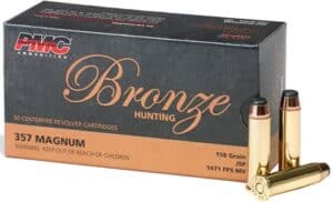 PMC 357 REM MAG 158GR JSP