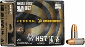 FEDERAL PREMIUM 9MM 147GR HST