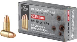 PPU RANGEMASTER 9MM 124GR FMJ