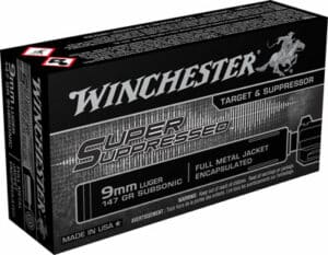 WINCHESTER SUPER SUPRESSED 9MM