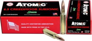 ATOMIC AMMO 6.5CM SUBSONIC 130