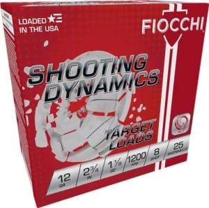 FIOCCHI 12GA 2.75" #8 1-1/8OZ