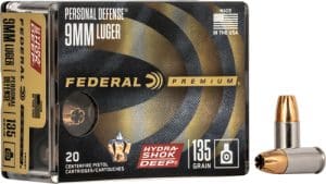 FEDERAL 9MM LUGER 135GR
