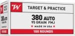 WINCHESTER USA 380 ACP 95GR