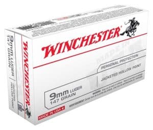 WINCHESTER USA 9MM LUGER 147GR