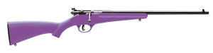Savage Rascal Single Shot Rifle .22LR 1rd Capacity 16.125" Barrel Purple Stock