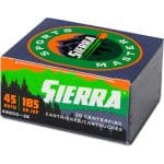 Sierra 45Auto 185GR Jacketed hollow points 20 Rounds