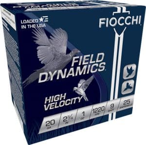 FIOCCHI 20GA 2.75" 1220FPS