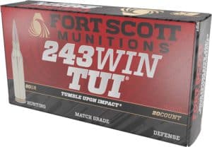 FORT SCOTT .243 WIN TUI 80GR