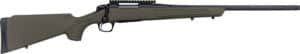 CVA CASCADE 22-250 22" #3 - W/RAIL BLACK/OD GREEN