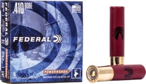 FEDERAL POWER-SHOK 410 2.5" - 1/4OZ RIFLED SLUG 5RD 50BX/CS