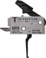 TRIGGERTECH AR-15 SINGLE STAGE - BLACK DUTY FLAT