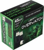 LIBERTY OVERWATCH 45 ACP - 105GR HP 20RD 10BC/CS