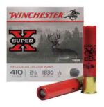 WINCHESTER SUPER-X 410 2.5" - 1/5OZ RIFLED SLUG 15RD 10BX/CS