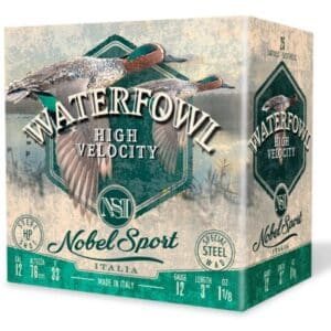 Nobel Sport Steel Waterfowl High Velocity Shotshells 12ga 3" 1-1/8oz 1500 fps #4 25/ct