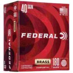 Federal Champion Handgun Ammunition .40 S&W 180gr FMJ 1000 fps 400/ct (Bulk Box)