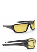 Walker's IKON Forge Shooting Glasses Black with Amber Lens