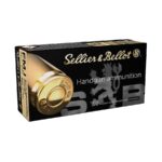 Sellier & Bellot Pistol & Revolver Ammo 9mm Browning Court .380 ACP 92 gr FMJ 50/ct
