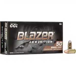 CCI Blazer 9mm Brass 115gr 50 rounds