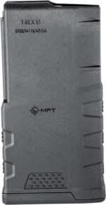 MFT MAGAZINE AR10/SR25 7.62X51 - 308 WIN 20RD BLACK POLYMER