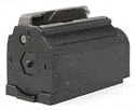 RUGER MAGAZINE MODEL 96 44MAG - 4RD BLACK PLASTIC