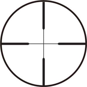 TRUGLO SCOPE TRUSHOT 3-9X40MM - DUPLEX W/WEAVER RINGS BLACK