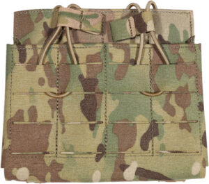 GREY GHOST GEAR DOUBLE 7.62 - MAG POUCH LAMINATE MULTICAM