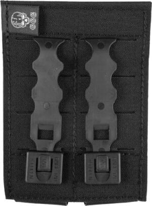 GREY GHOST DOUBLE PISTOL MAGNA - MAG POUCH LAMINATE BLACK
