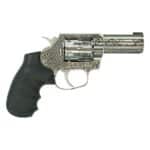 Colt King Cobra Custom Engraved Filigree Handgun .357 Mag 6rd Capacity 3" Barrel Silver with Black Grip