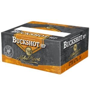 Noble Sport Plumbum Buckshot Shotshells 20 ga 2-3/4" 20 pellet 1200 fps #4 10/ct