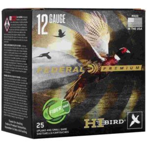 Federal Hi-Bird Shotshells 12ga 2-3/4" 1-1/4oz 1330 fps #5 25/rd
