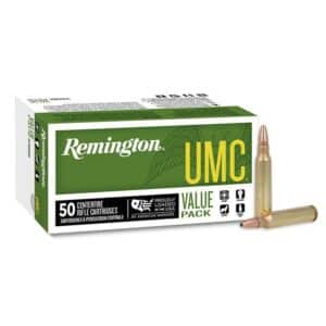 Remington UMC Rifle Ammunition .223 Rem 55 gr FMJ 3240 fps 50/ct