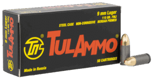 TULAMMO 9MM 115GR FMJ 50RD BOX