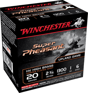 WINCHESTER SUPER PHEASANT 20GA 2.75" 1OZ #6 25RDS COPPR PLTD