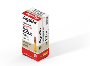 AGUILA 22LR INTERCEPTR CPHP 40GR 50RD BX 20 BXS PER CS