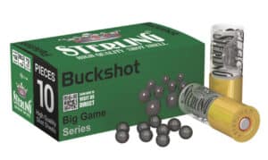 STERLING 12G 2.75" 00 BUCKSHOT 10RD BX 200RD CASE