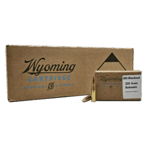 WYOMING CATRIDGE COMPANY 300BLK 220G FMJ 20RD BX 500RD CASE