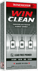 WINCHESTER 40 S&W SUPER-X TARGET WINCLEAN 165 GR 50 RD/BX 10 BX/CS