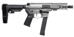 CMMG PISTOL, BANSHEE, MKGS, 9MM, 5", TUNGSTEN W/ADJ RIP BRACE