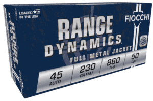 FIOCCHI 45 AUTO 230GR FMJ 50RD BX 500RD CASE