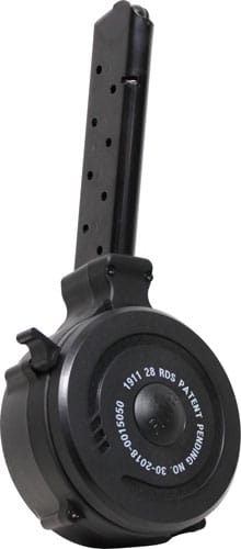 IVER JOHNSON MAGAZINE 1911 FS - 45ACP 28RD DRUM BLACK